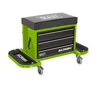 Sealey Mechanics Utility Seat + Toolbox Green SCR18G
