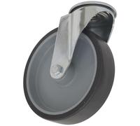 Sealey Medium Duty Thermoplastic Bolt Hole Swivel Castor Wheel 100mm