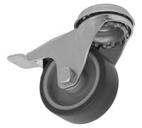 Sealey Medium Duty Thermoplastic Swivel Castor Wheel and Total Lock 50mm