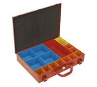 Sealey APMC15 Metal Case With 15 Storage Bins