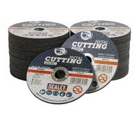 Sealey Metal Cutting Disc 100mm 3mm Pack of 50