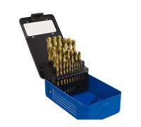 Sealey Drill Bit Set 25 Piece AK4725 25pc HSS Fully Ground Drill Bit S