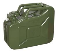 Sealey Metal Jerry Can 10l Green