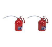 Sealey, Metal Oil Can Flexible Spout, 1000ml - TP1000 (Pack of 2)