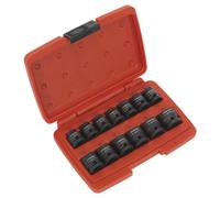 Sealey Metric Impact Socket Set 13pc 1/2"Sq Drive Low Profile AK5613LP