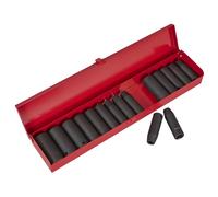 Sealey Metric Imperial Deep Impact Socket Set 16pc 1/2"D Single Hex AK685