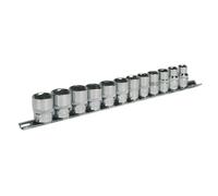 Sealey Metric Socket Set 12pc 3/8"Sq Drive WallDrive Standard Length AK2693