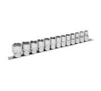 Sealey Metric Socket Set 13pc 1/2"Sq Drive Lock On 6pt Standard Length AK2742