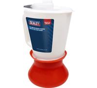 Sealey MF2/BC 2L Measuring Funnel with Lid and Base