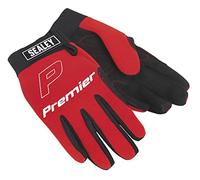 Sealey Mechanic's Gloves MG796XL Premier Padded Palm Extra Large Red
