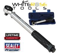 Sealey Micrometer Torque Wrench 3/8" Drive Calibrated Premier Flip Reverse