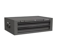 Sealey AP26029TG Mid-Box 2 Drawer With Ball-Bearing Slides - Grey/Black