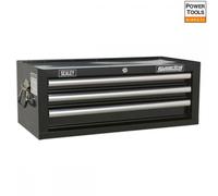 Sealey Superline PRO® Mid-Box Tool Chest 3 Drawer - Black AP33339B