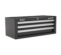 Sealey Mid-Box 3 Drawer With Ball-Bearing Slides - Black Ap33339B