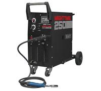 Sealey Mightymig250 Professional Gas/No-Gas Mig Welder 250Amp with Euro Torch