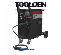 Sealey Mightymig250 Professional Gas/No-Gas MIG Welder 250Amp with Euro Torch