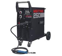 Sealey MIGHTYMIG250 Professional Gas/No-Gas MIG Welder 250Amp with Euro Torch