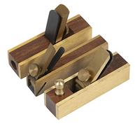 Sealey MBP03 Mini Brass Plane Set 3Pc