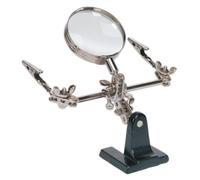Sealey Mini Robot Soldering Stand With Magnifier - Cast Steel Base Sd150