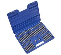 Sealey 74 Piece Ribe / Spline / Hex / Torx / Security Torx Bit Set