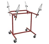 Sealey MK71 Heavy-Duty Alloy Wheel Painting/Repair Stand - 4 Wheel Capacity