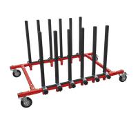 Sealey MK76 Panel Storage Rack Mobile Holds 5 Panels