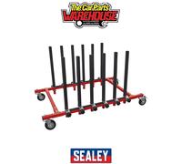 Sealey MK76 Panel Storage Rack Mobile Holds 5 Panels