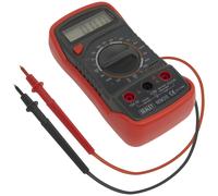 Sealey MM20 Digital AC DC Multimeter/Voltmeter + Test Leads/Probe & Thermocouple