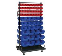 Sealey Mobile Bin Storage System with 118 Bins TPS118