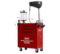 Sealey Ak470Dx Mobile Multifunction Oil Station With 61Pc Tool Set