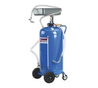 Mobile Oil Drainer with Probes 90L Air Discharge