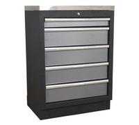 Sealey Modular 5 Drawer Cabinet 680mm Apms59