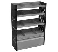 Sealey Superline Pro MSS Flat Shelf Van Storage System Black / Grey