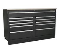 Sealey Modular Floor Cabinet 11 Drawer 1550mm Heavy-Duty Apms04