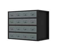 Sealey Modular Racking Mid Unit 16 Small Drawers 580mm, Large