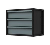 Sealey Modular Racking Mid Unit 3 Drawers 580mm Textured Powder Coated APMRM3