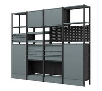 Sealey Modular Racking System Combo 2.32m Shelfs Drawers & Cupboards APMRSTACK2