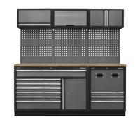 Sealey Modular Storage System Combo - Pressed Wood Worktop Apmsstack14W