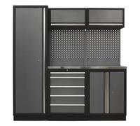 Sealey Modular Storage System Combo Stainless Steel Worktop Apmsstack02Ss