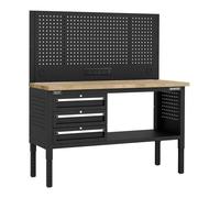 Sealey Modular Workbench with 3 Drawers Wooden Worktop 1525mm APMWB60COMBO1W