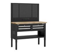 Sealey Modular Workbench with 4 Drawers Wooden Worktop 1265mm APMWB50COMBO2W