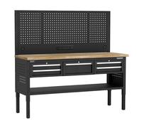 Sealey Modular Workbench with 5 Drawers Wooden Worktop 1830mm APMWB72COMBO3W