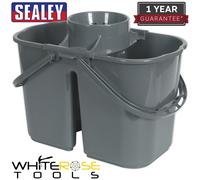 Sealey Mop Bucket 15L - 2 Compartment Floor Cleaning Cleaner