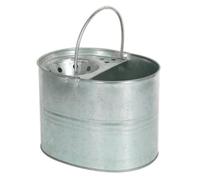 Sealey Mop Bucket 13ltr Galvanized Water Container Quality Work Tools BM08