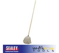 Sealey Mop Pure Yarn Cotton 225g Floor Cleaning Clean Mopping
