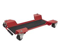 Sealey Motorcycle Centre-Stand Moving Dolly - MS0651, Red, Black