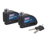 Sealey Dl5052 Motorcycle Alarm Disc Lock - Pair