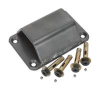 Sealey Motorcycle Ground Hardened Steel Bolt Anchor - 4 Security Bolts Mcga01