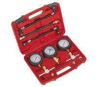 Sealey Motorcycle Compression and Fuel Pressure Gauge Set MS100 3pc