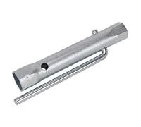 Sealey Double End Long Reach Spark Plug Box Spanner 17/21mm with L-bar